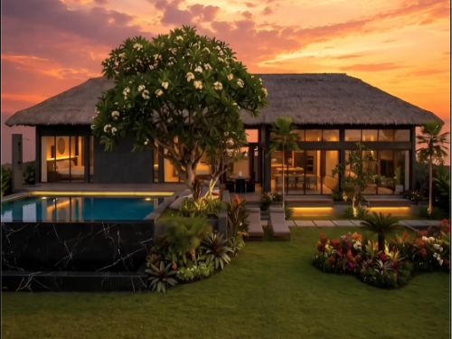 Boutique Private Hillside Villas in Ubud with River Canyon Views